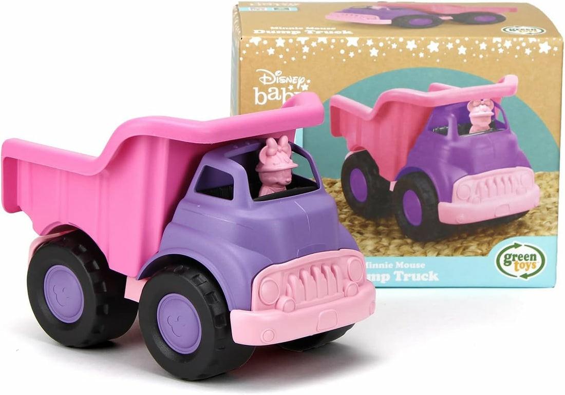 Preschool Vehicles | Green Toys Disney Minnie Mouse Eco-Friendly Dump Truck, Pink Preschool Toys & Activities Preschool Vehicles