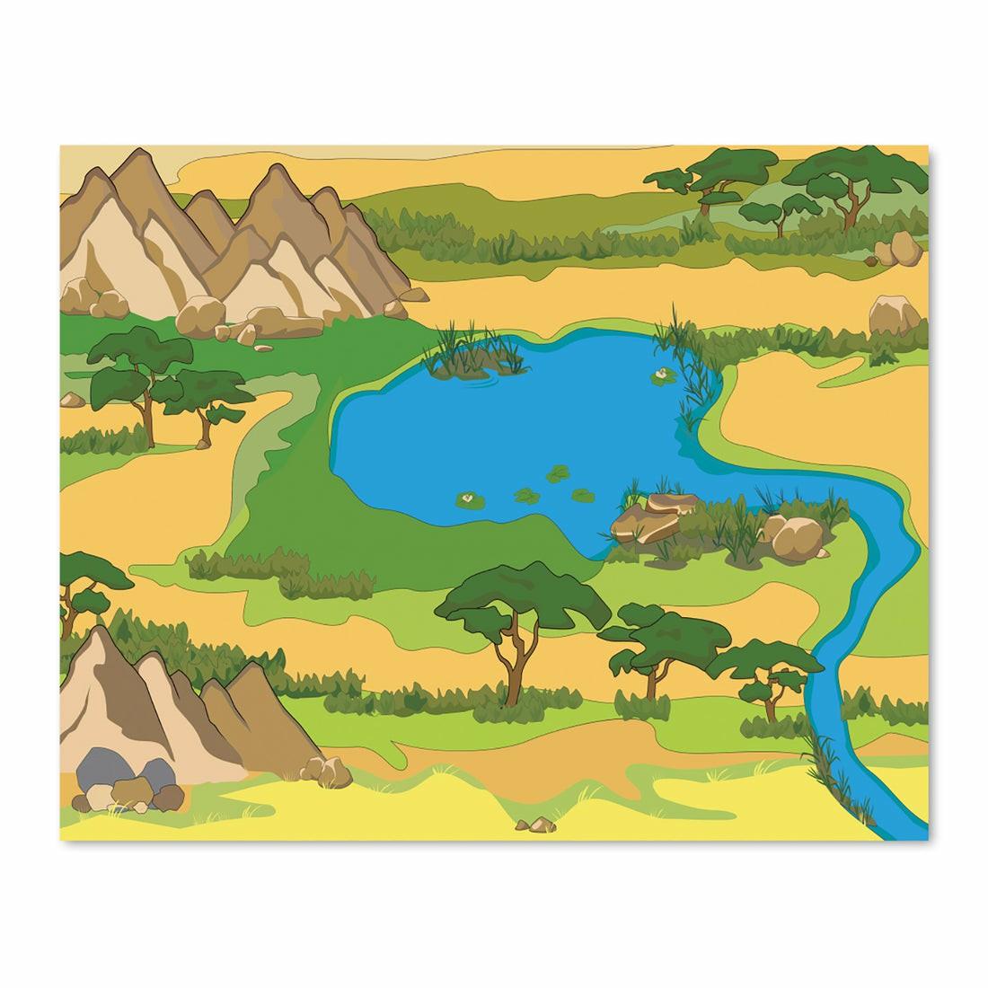 Preschool Vehicles | The Freckled Frog Wilderness Adventure Play Mat Preschool Toys & Activities Preschool Vehicles