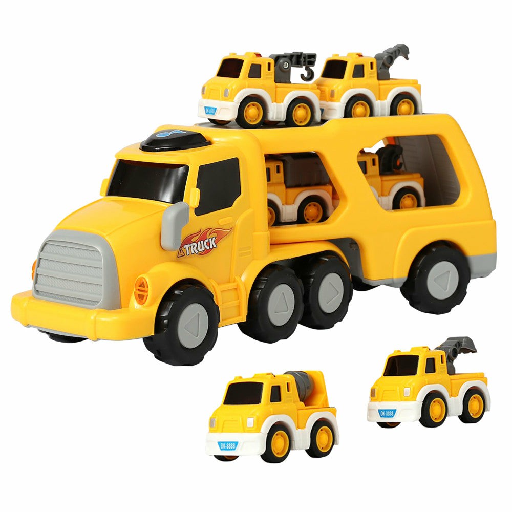 Preschool Vehicles | Trimate Interactive 7-Pack Toddler Construction Toy Trucks Set For Ages 3+ Preschool Toys & Activities Preschool Vehicles