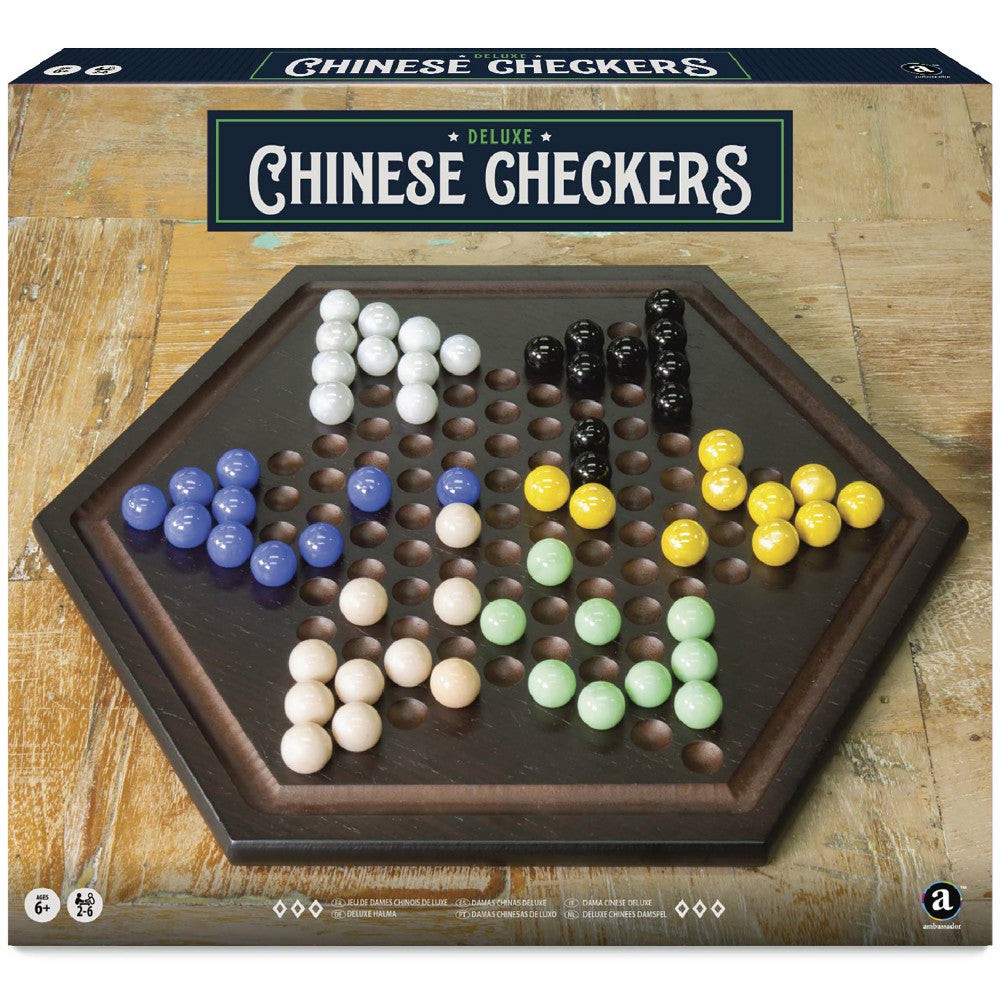 Puzzles | Craftsman Deluxe Chinese Checkers Wooden Game Set Games & Puzzles Puzzles