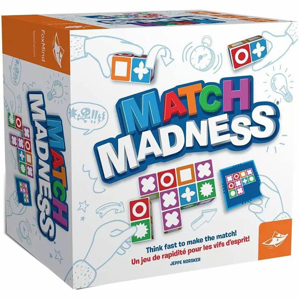 Puzzles | Foxmind Games Match Madness Fast-Paced Pattern Matching Board Game Games & Puzzles Puzzles