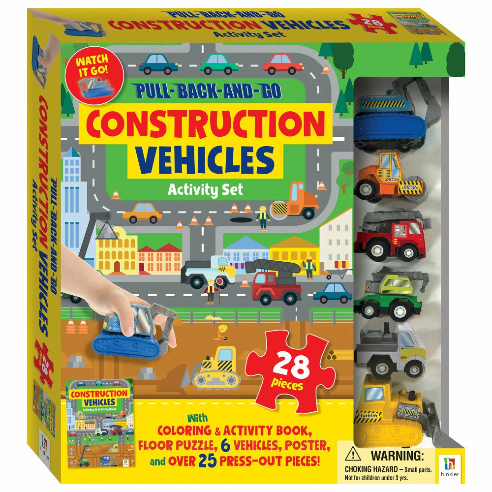 Puzzles | Interactive Construction Site 28-Piece Floor Puzzle Set Games & Puzzles Puzzles