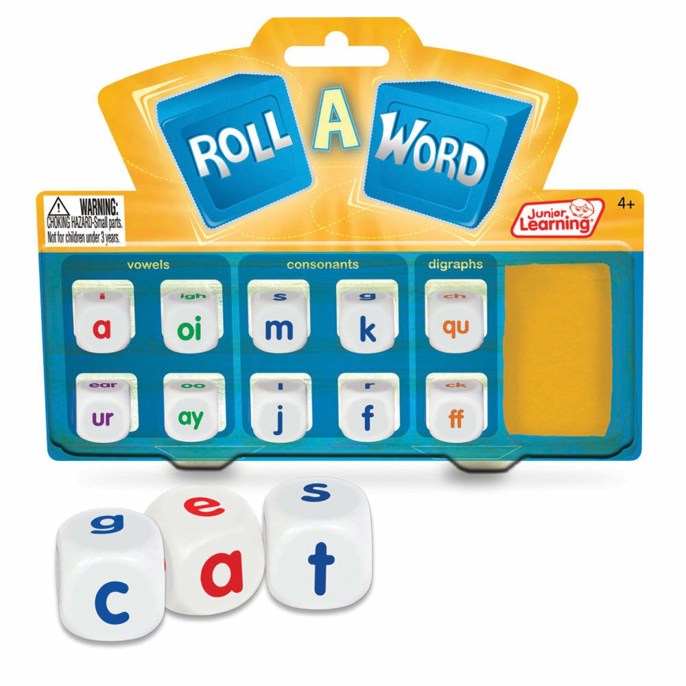 Puzzles | Junior Learning Roll A Word Educational Dice Game Games & Puzzles Puzzles