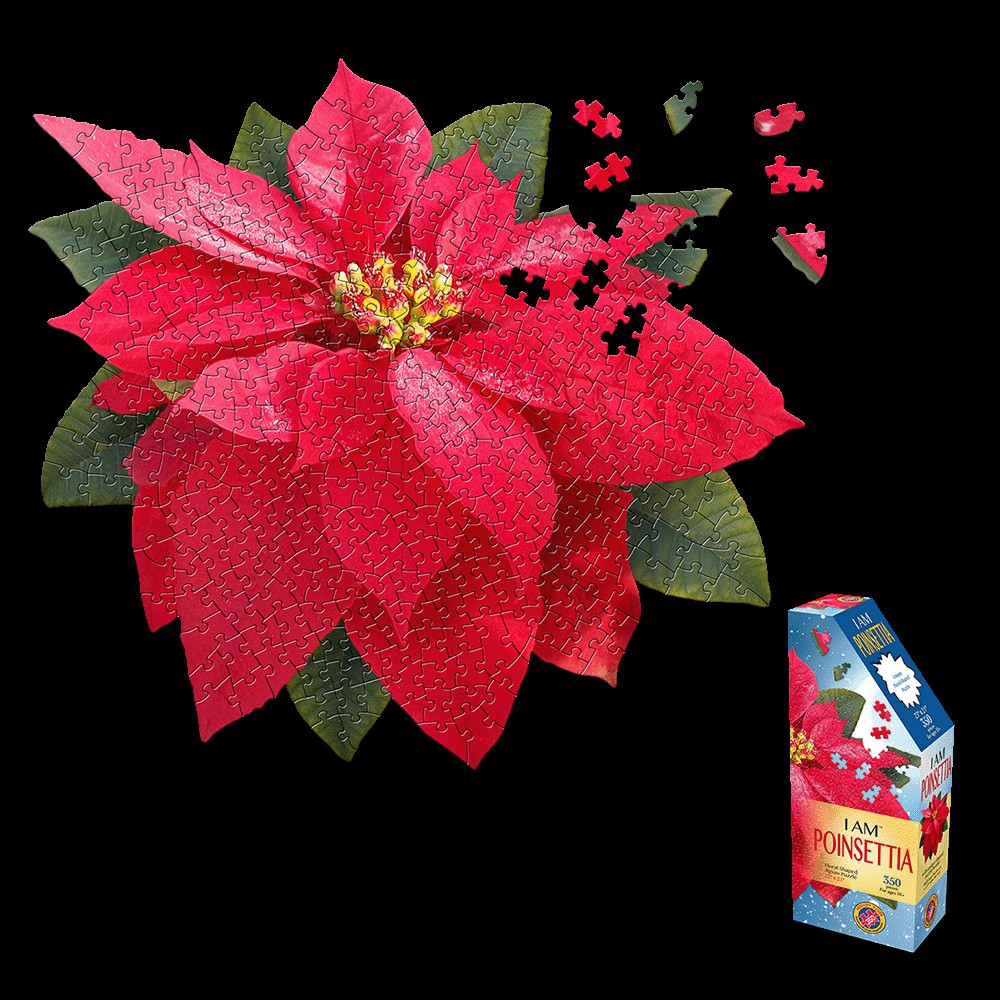 Puzzles | Madd Capp I Am Poinsettia – 350 Piece Jigsaw Puzzle Games & Puzzles Puzzles