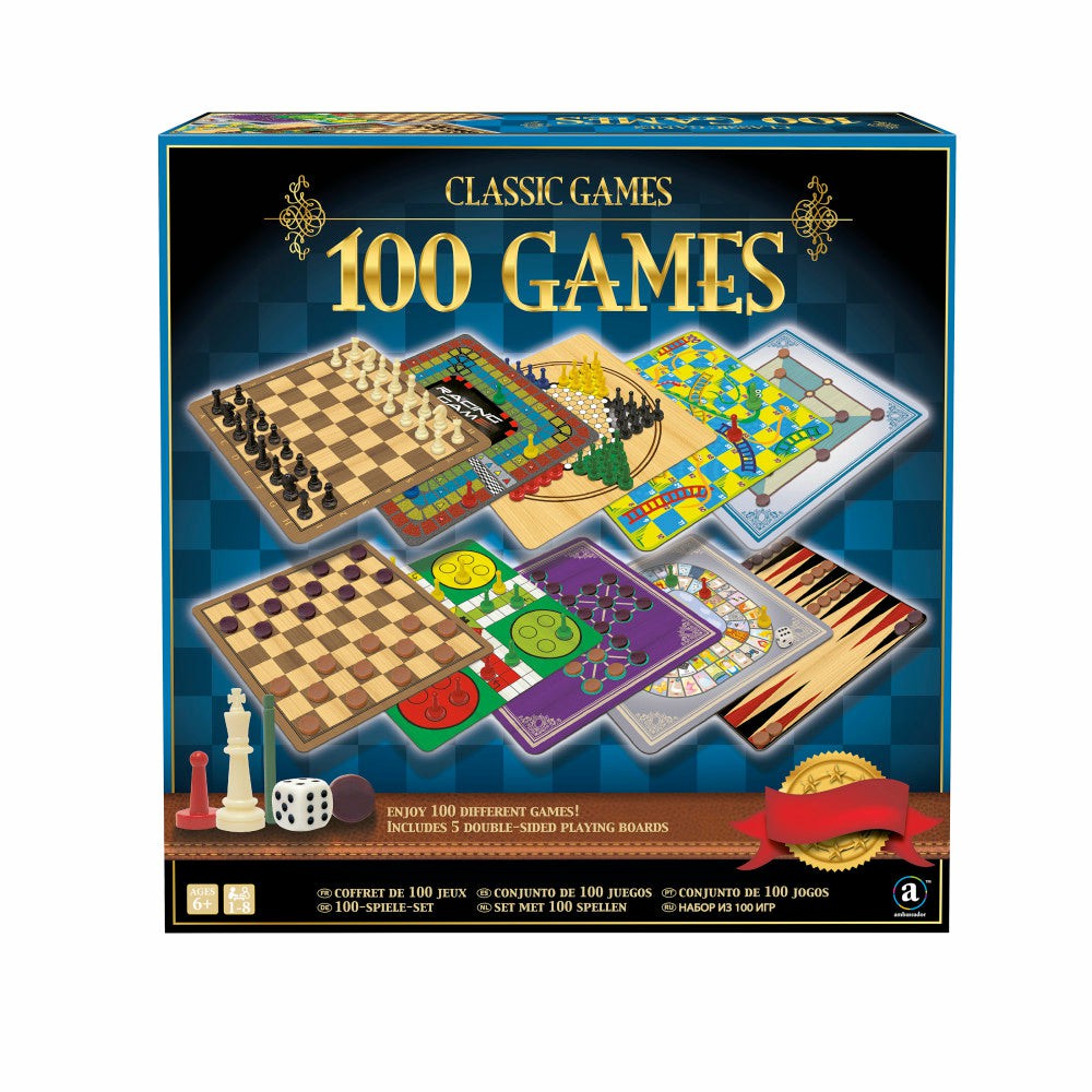 Puzzles | Merchant Ambassador 100 Classic Board Games Collection Games & Puzzles Puzzles