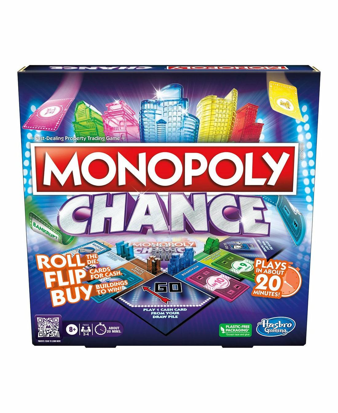 Puzzles | Monopoly Chance: High-Stakes Card-Flipping Board Game Games & Puzzles Puzzles