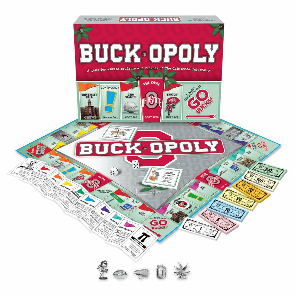 Puzzles | Ohio State Buck-Opoly Monopoly-Style Board Game Games & Puzzles Puzzles