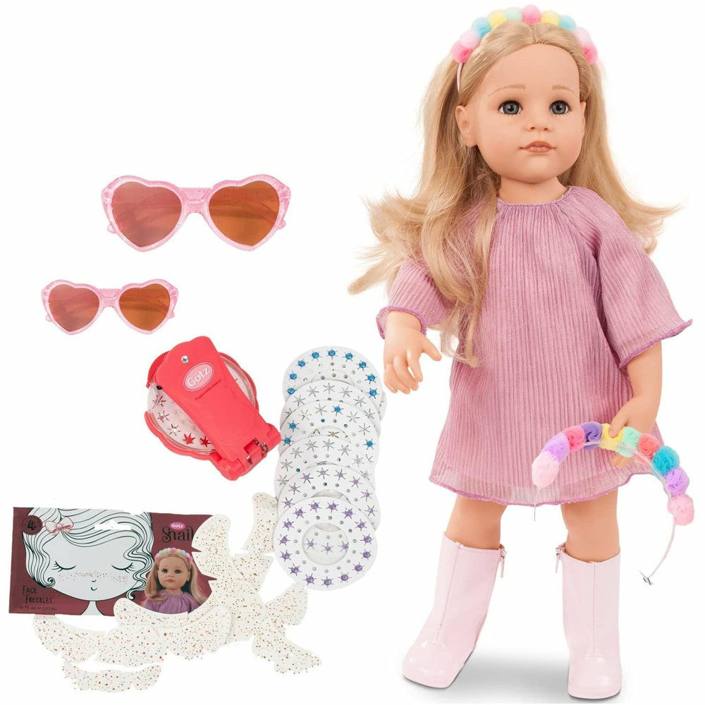 Rag Dolls | Gotz Hannah 19.5 Inch All Vinyl Doll With Long Blonde Hair Dolls & Stuffed Animals Rag Dolls