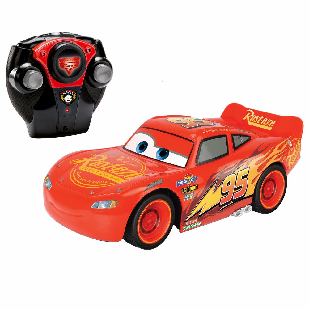 Rc Cars & Flight | Jada Toys Disney Pixar Lightning Mcqueen 1:24 Scale R/C Crash Car Rc Cars & Flight Rc Cars & Flight