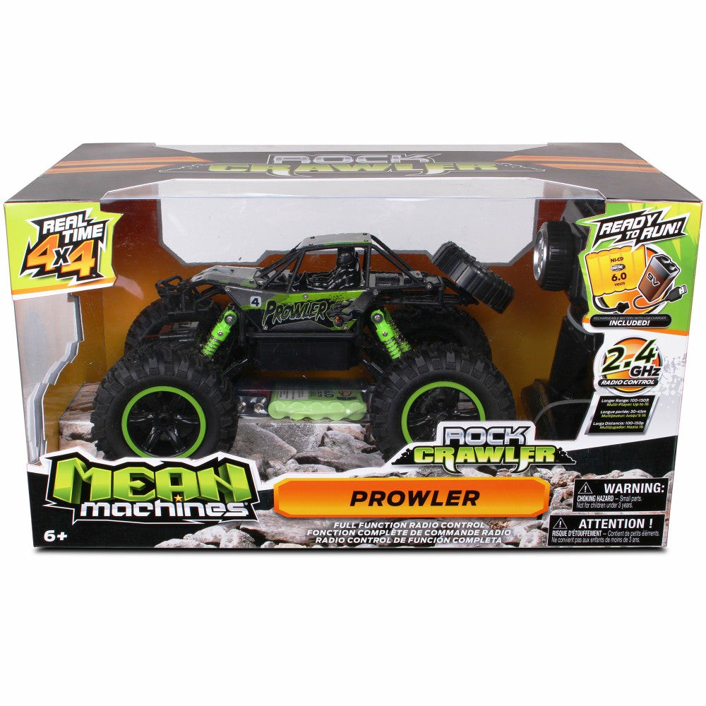 Rc Cars & Flight | Nkok Mean Machines Rc Rock Crawler Prowler – 1:14 Scale Radio Control 4X4 With Battery Pack & Usb Charger Rc Cars & Flight Rc Cars & Flight