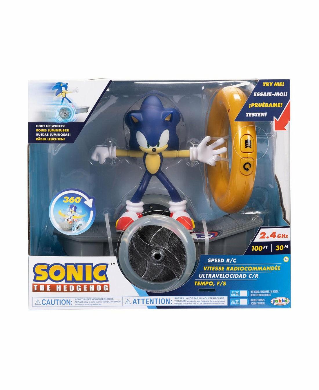 Rc Cars & Flight | Sonic The Hedgehog Speed Rc – 6-Inch Detachable Figure – Gold Ring Controller Rc Cars & Flight Rc Cars & Flight