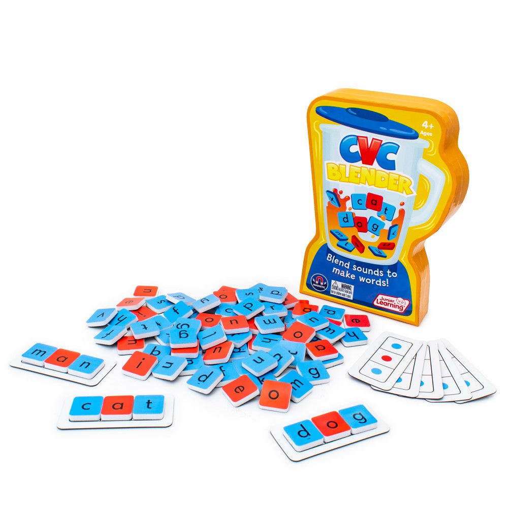 Reading, Writing & Speech | Junior Learning Cvc Blender Set – Educational Phonics Game Learning & Development Reading, Writing & Speech