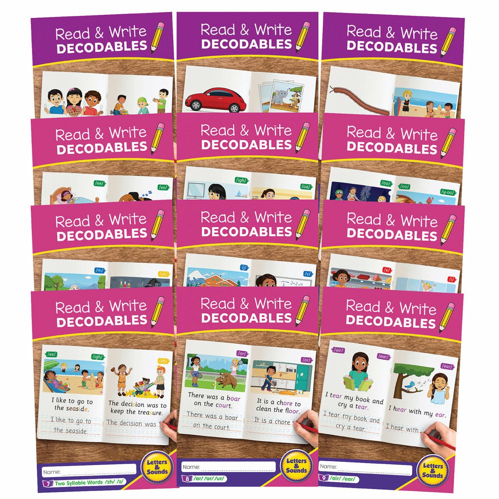 Reading, Writing & Speech | Junior Learning Read & Write Decodables Set B – Phonics And Handwriting Skills Learning & Development Reading, Writing & Speech