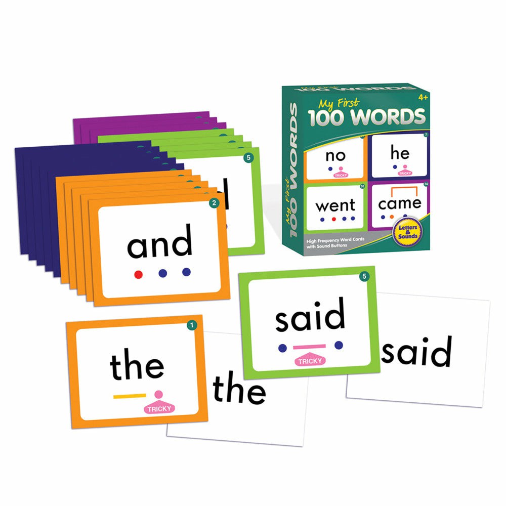 Reading, Writing & Speech | My First 100 Words: Junior Learning Set For Ages 4-5 – Kindergarten Phonics And Reading Learning & Development Reading, Writing & Speech