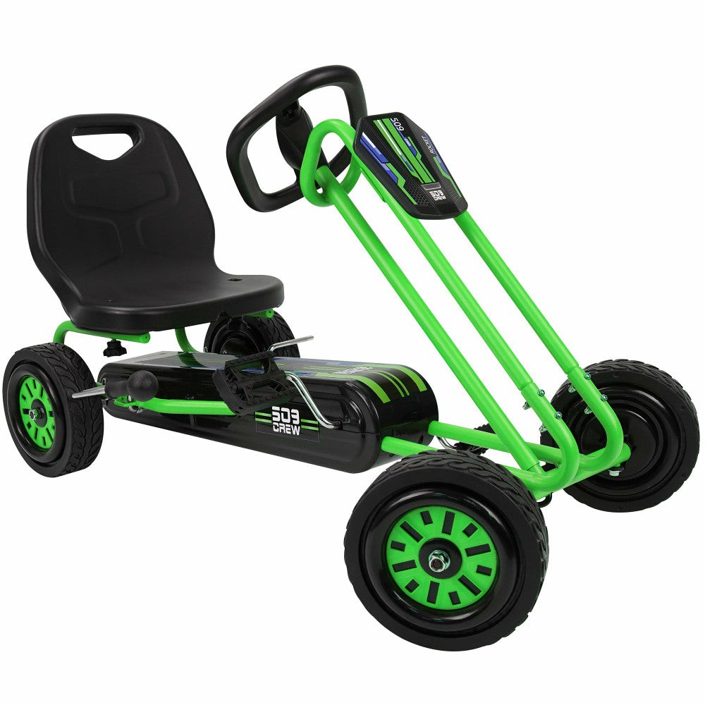 Ride-Ons | Rocket Pedal Go Kart – High-Performance Ride-On Toy – Green Outdoor Play Ride-Ons