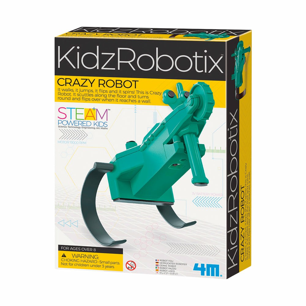 Robotics & Coding | 4M Kidzrobotix Crazy Robot – Interactive Stem Toy Learning & Development Robotics & Coding