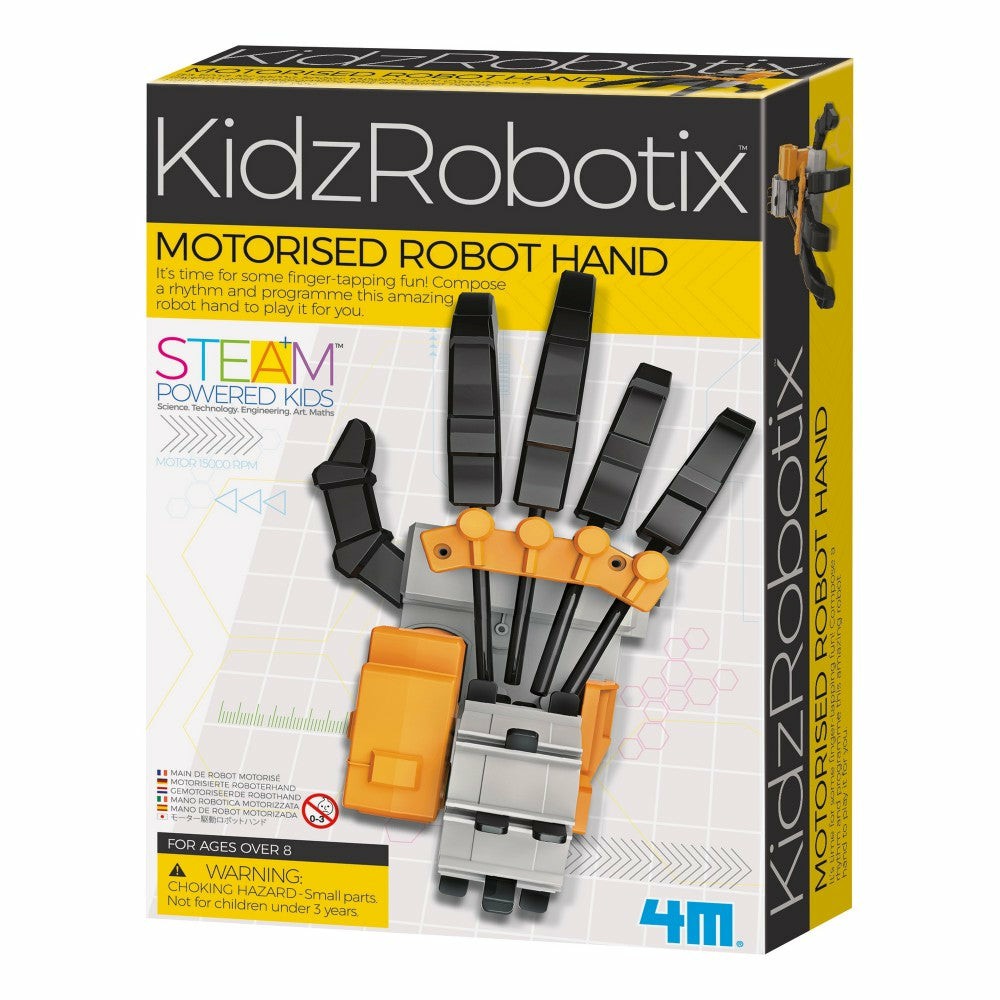 Robotics & Coding | 4M Kidzrobotix Motorized Robot Hand – Educational Science Kit Learning & Development Robotics & Coding