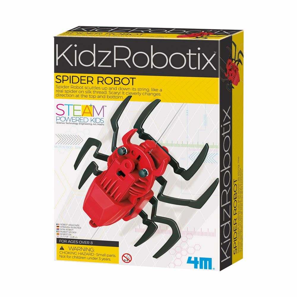 Robotics & Coding | 4M Kidzrobotix – Spider Robot – Educational Steam Toy Learning & Development Robotics & Coding