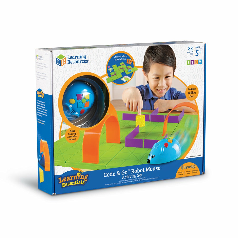 Robotics & Coding | Learning Essentials – Code & Go Robot Mouse Activity Set – Interactive Stem Toy Learning & Development Robotics & Coding