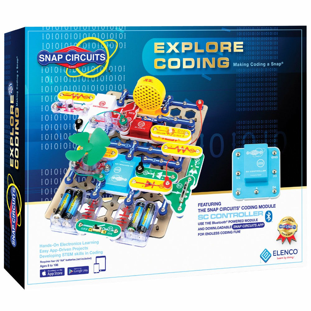 Robotics & Coding | Snap Circuits Explore Coding – Interactive Stem Building Toy For Ages 8+ Learning & Development Robotics & Coding