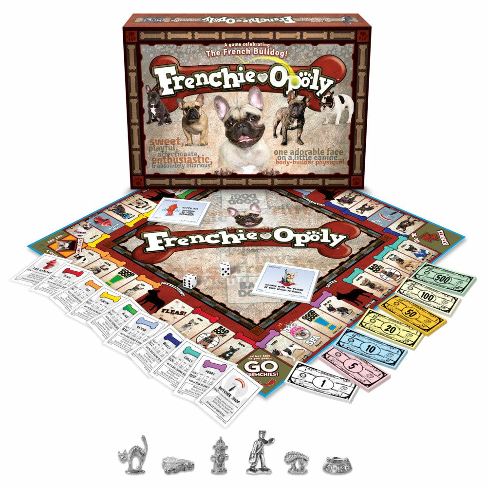 Role-Playing Games | French Bulldog Frenchie-Opoly Board Game Games & Puzzles Role-Playing Games