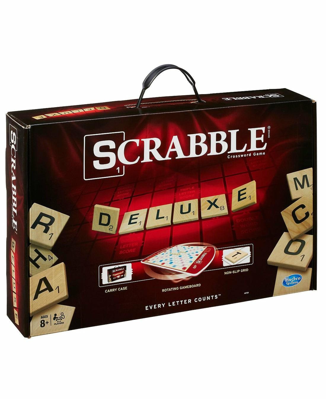 Role-Playing Games | Hasbro Scrabble Deluxe Edition Board Game With Rotating Gameboard And Deluxe Carry Case Games & Puzzles Role-Playing Games