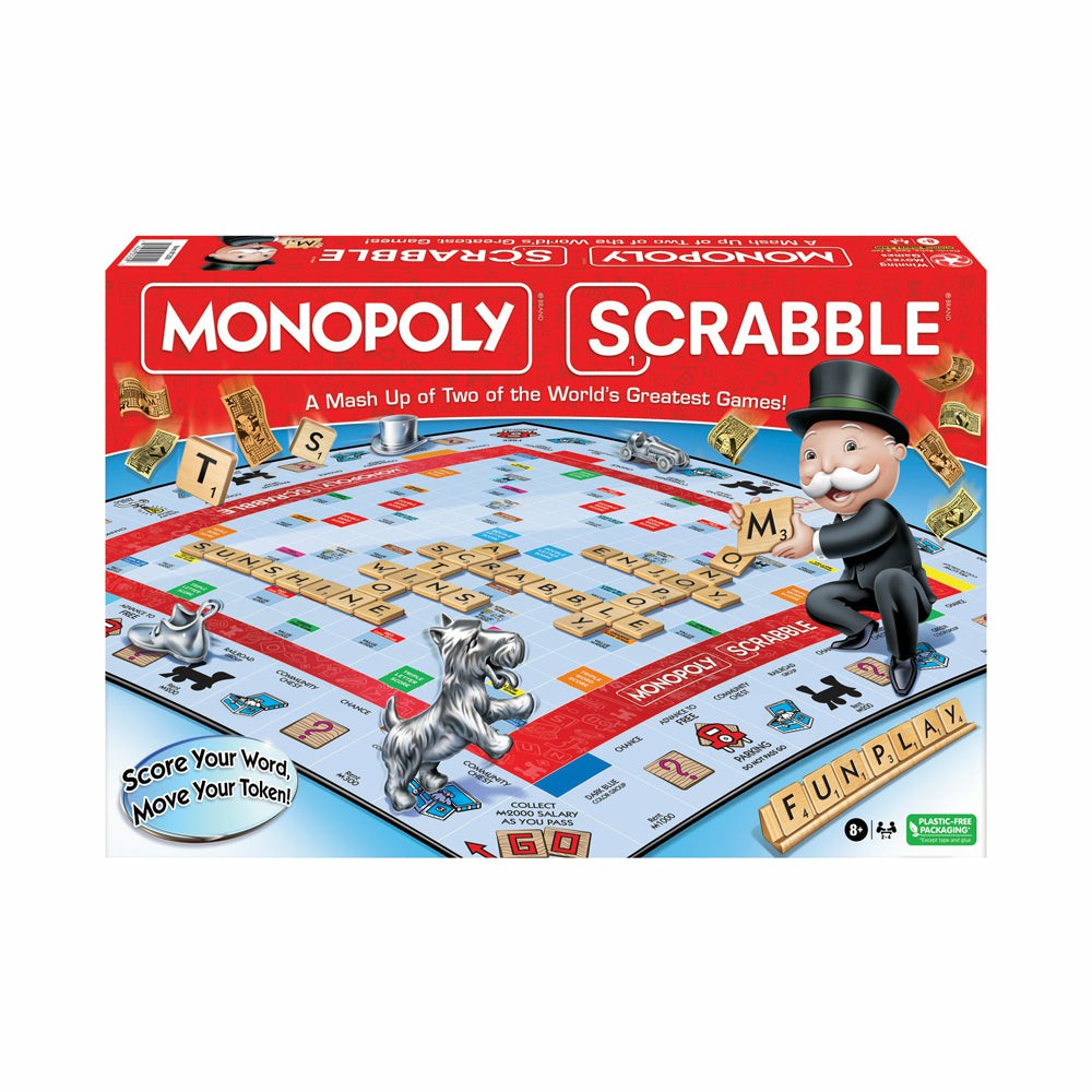 Role-Playing Games | Monopoly Scrabble Hybrid Board Game By Winning Moves Games & Puzzles Role-Playing Games