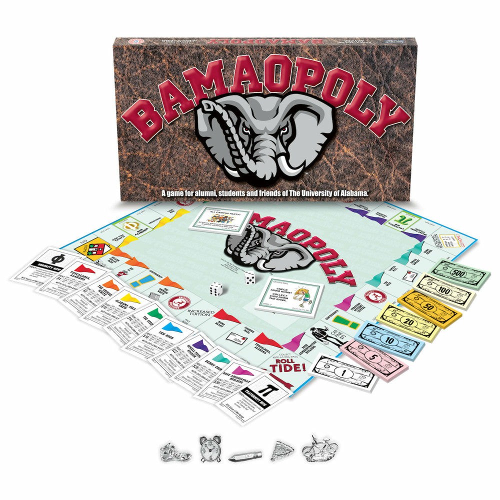 Role-Playing Games | University Of Alabama Bama-Opoly Monopoly Style Board Game Games & Puzzles Role-Playing Games