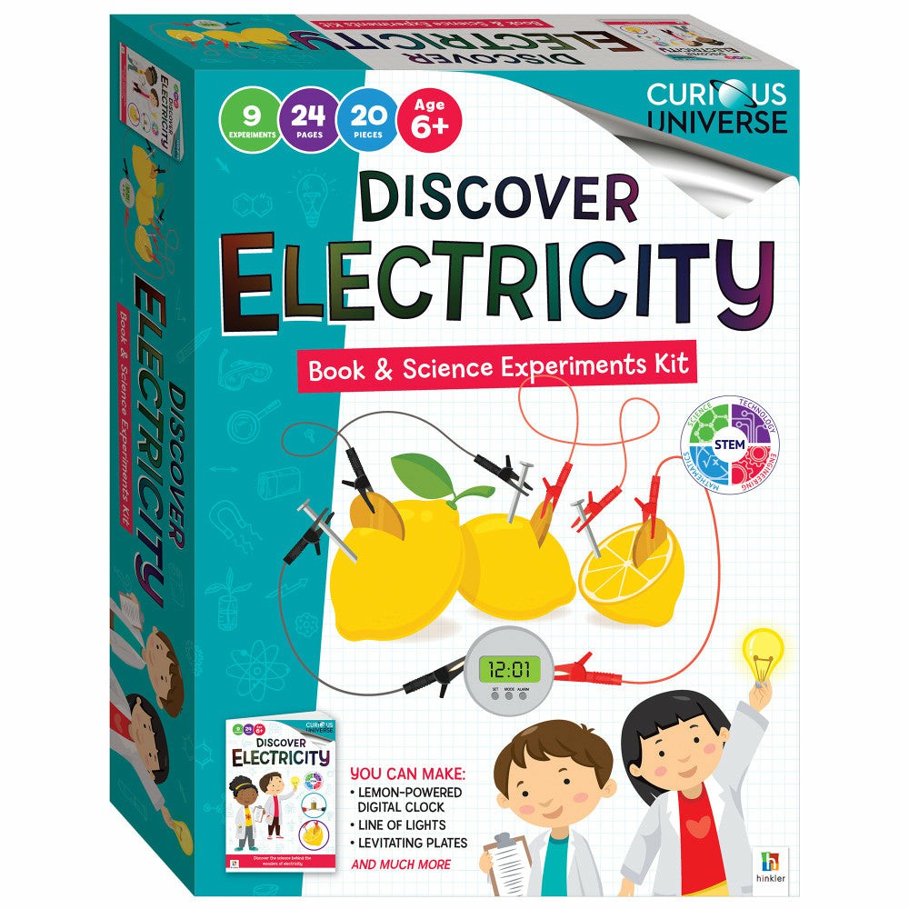 Science & Discovery | Curious Universe Kids: Discover Electricity Science Experiment Kit Learning & Development Science & Discovery