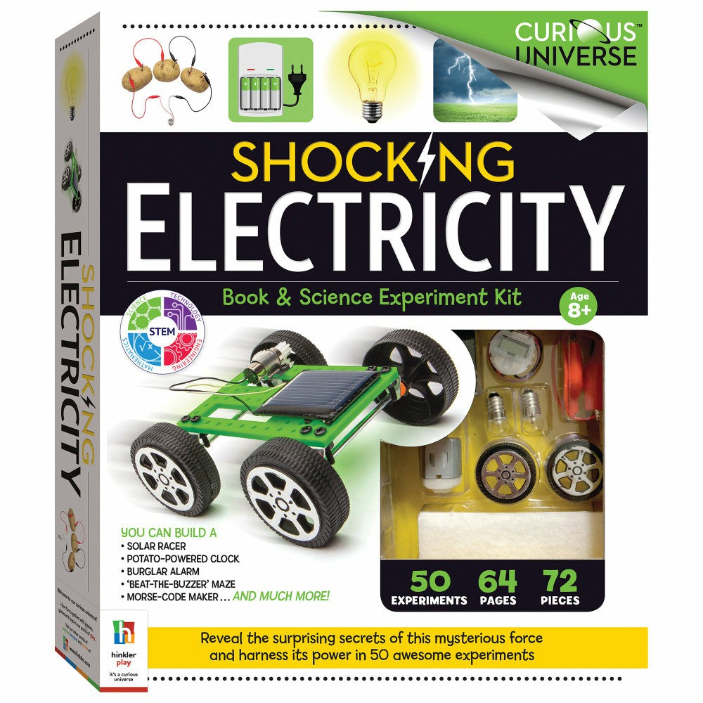 Science & Discovery | Curious Universe Shocking Electricity Science Kit – 70 Piece Set Learning & Development Science & Discovery