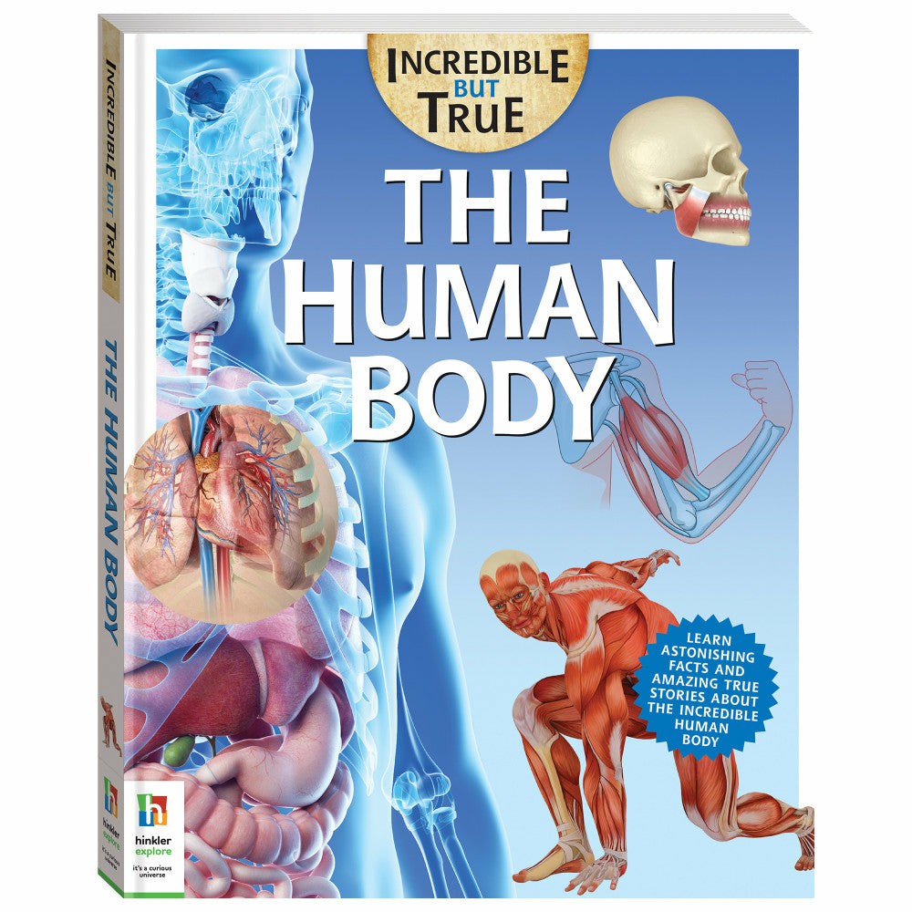 Science & Discovery | Incredible But True: The Human Body – Kids Educational Hardcover Book Learning & Development Science & Discovery