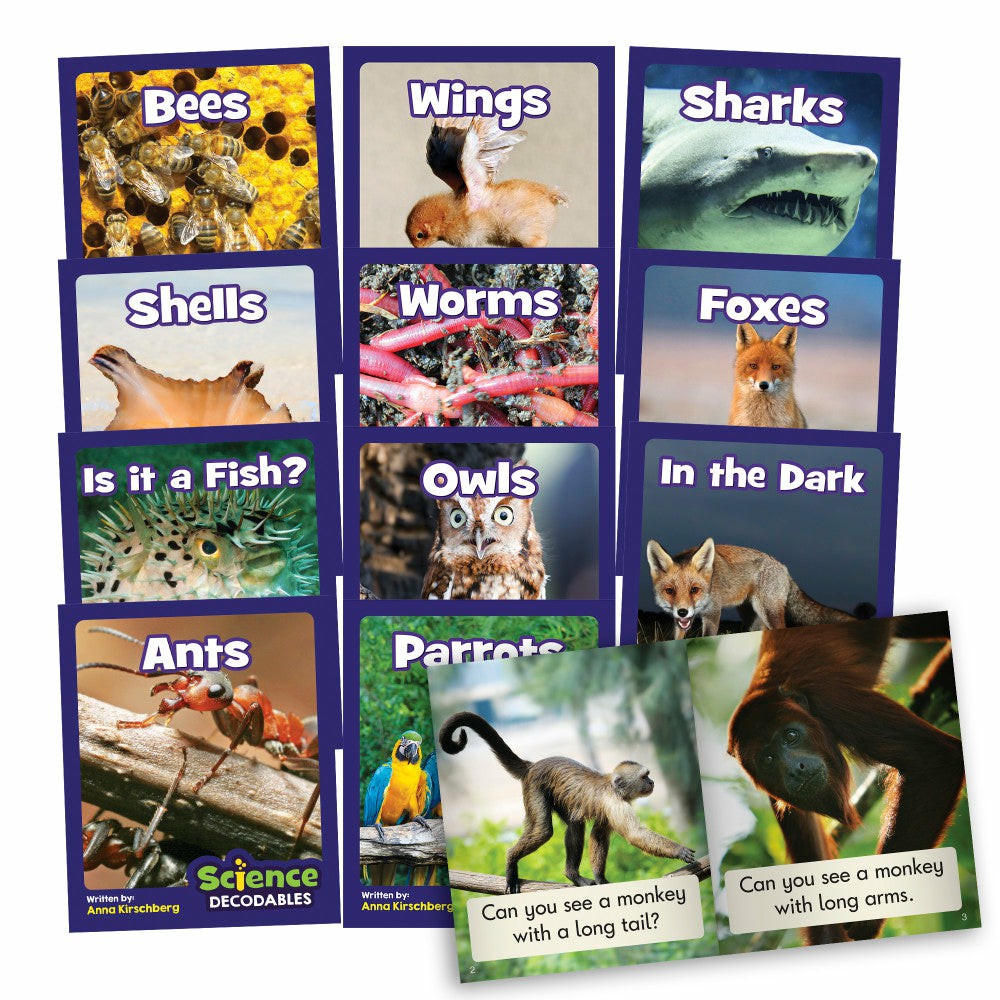 Science & Discovery | Junior Learning Science Decodables – Phase 3 Non-Fiction Set – Wildlife Science Learning & Development Science & Discovery