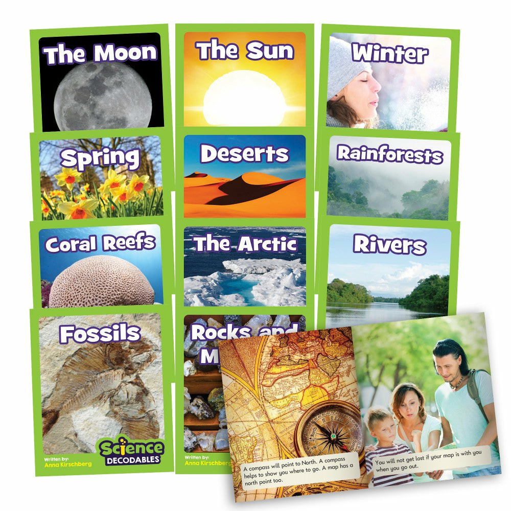 Science & Discovery | Junior Learning Science Decodables Phase 4 – Earth Science Learning Set Learning & Development Science & Discovery