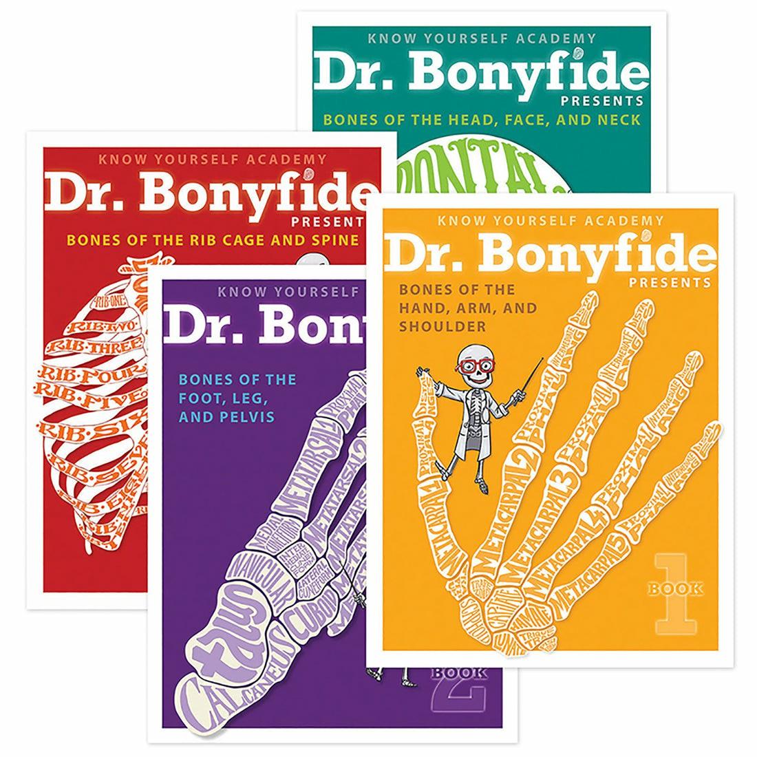 Science & Discovery | Know Yourself 4 Book Set: Dr. Bonyfide’s Guide To The Human Skeleton Learning & Development Science & Discovery