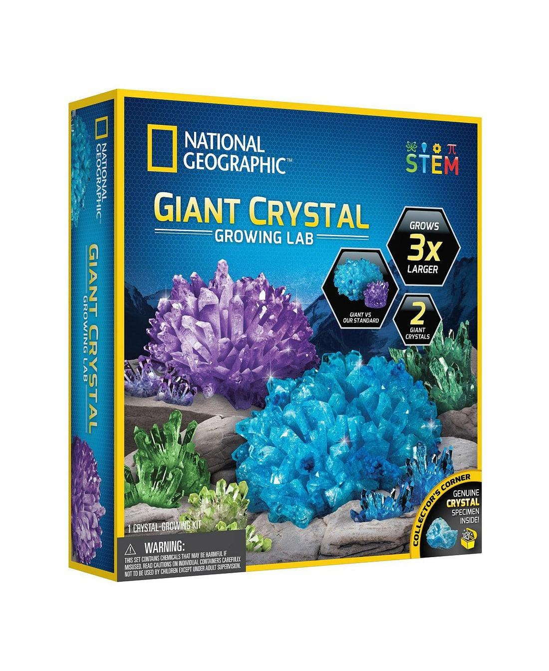 Science & Discovery | National Geographic Giant Crystal Growing Lab Kit ‚Äì Blue & Purple Learning & Development Science & Discovery