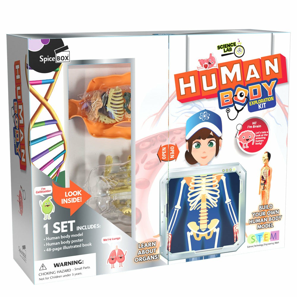 Science & Discovery | Spicebox Science Lab Human Body Exploration Kit Learning & Development Science & Discovery