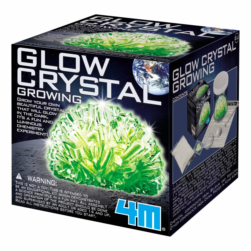 Science Toys | 4M Glow Crystal Growing Kit – Diy Glow-In-The-Dark Science Experiment S.T.E.A.M Toys Science Toys