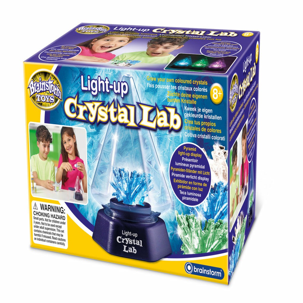 Science Toys | Brainstorm Toys Light-Up Crystal Growing Lab Kit S.T.E.A.M Toys Science Toys