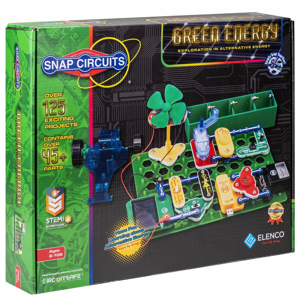 Science Toys | Snap Circuits Green Energy – Explore Renewable Energy – Stem Learning Toy S.T.E.A.M Toys Science Toys