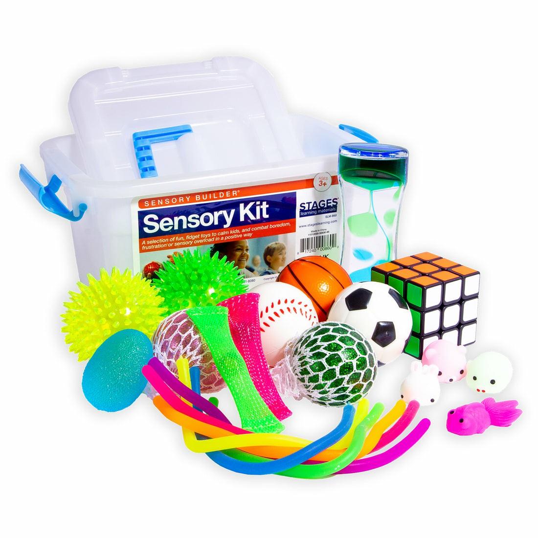 Sensory & Fidget Toys | Stages Learning Materials Sensory Builder: Comprehensive Sensory Kit Games & Puzzles Sensory & Fidget Toys