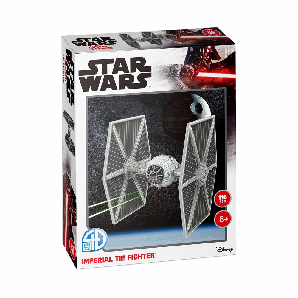 Star Wars | 4D Cityscape Star Wars Imperial Tie Fighter Large Scale Paper Model Kit Action Figures & Playsets Star Wars