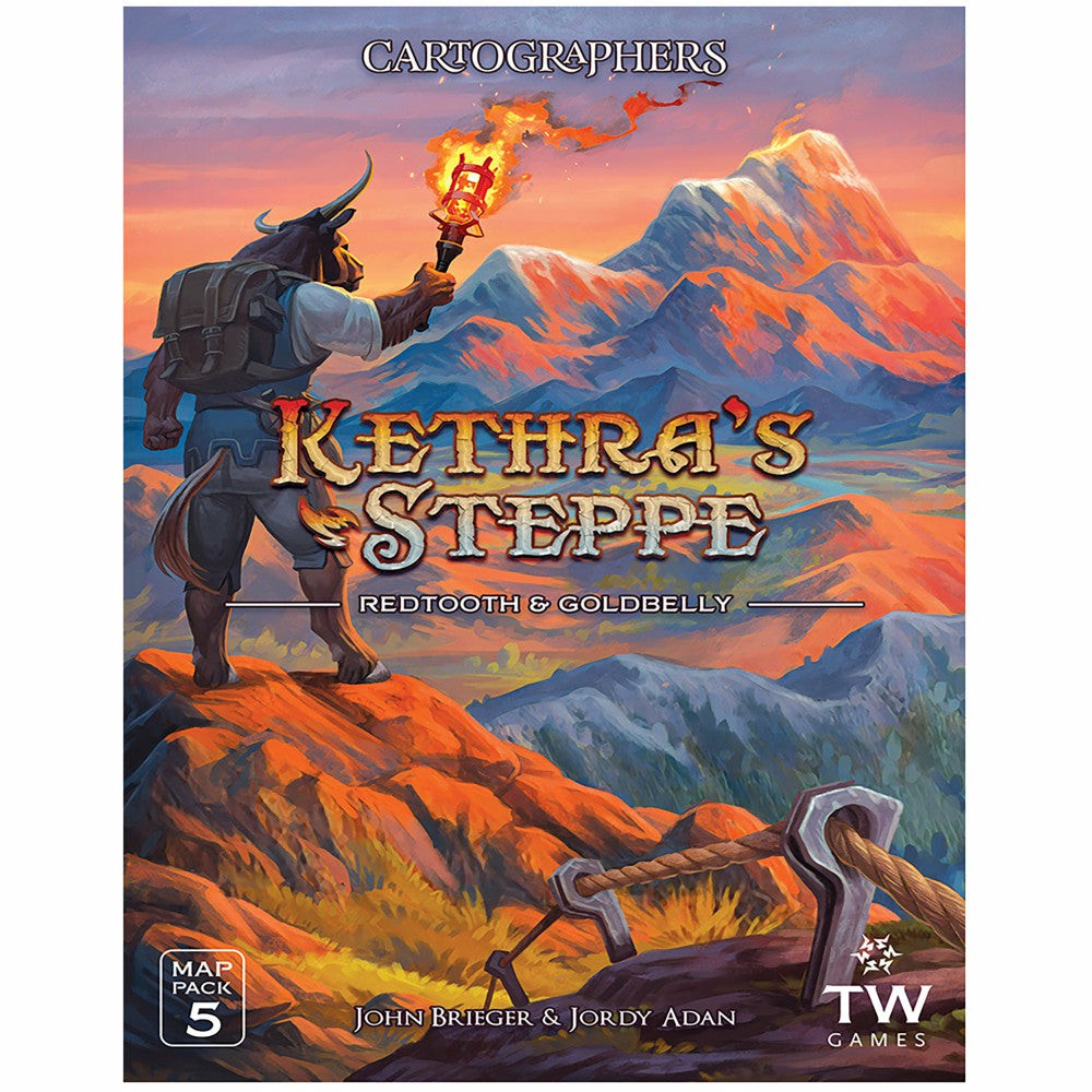 Strategy Games | Kethra’s Steepe: Redtooth & Goldbelly Map Pack 5 – Cartographers Expansion Games & Puzzles Strategy Games