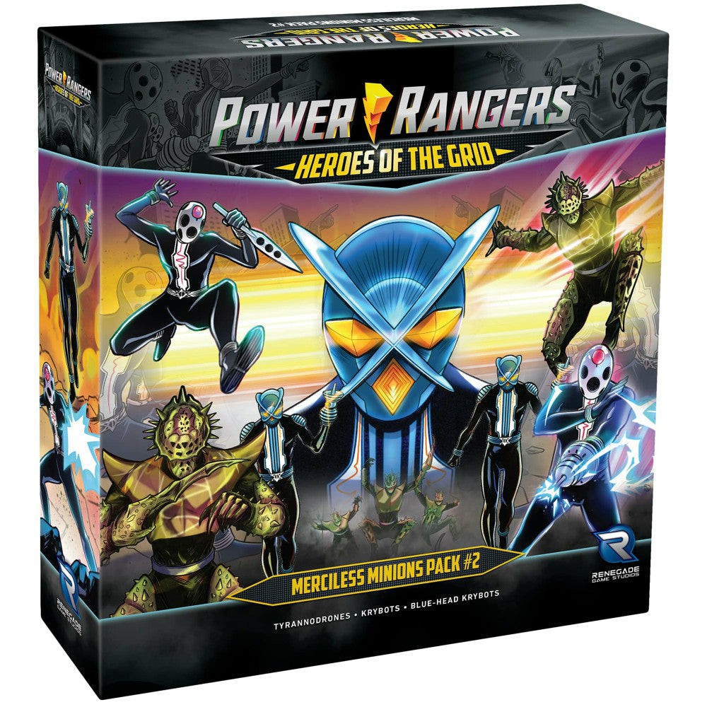 Strategy Games | Renegade Games Power Rangers Heroes Of The Grid: Merciless Minions Pack 2 Expansion Set Games & Puzzles Strategy Games