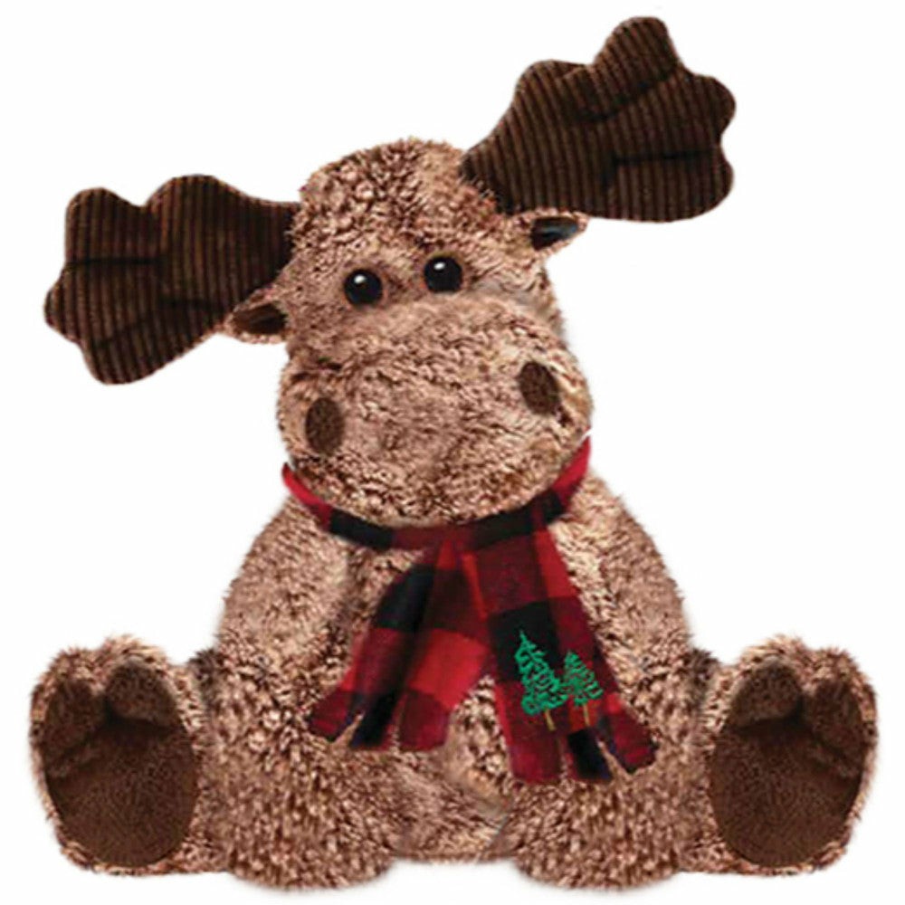 Stuffed Animals | First And Main 10 Inch Holiday Marley Moose Plush With Festive Scarf Dolls & Stuffed Animals Stuffed Animals