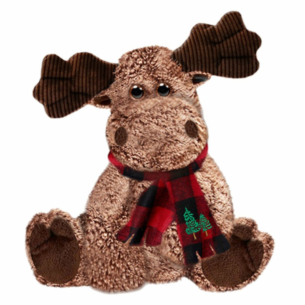 Stuffed Animals | First And Main 7 Inch Holiday Marley Moose Plush With Festive Scarf Dolls & Stuffed Animals Stuffed Animals