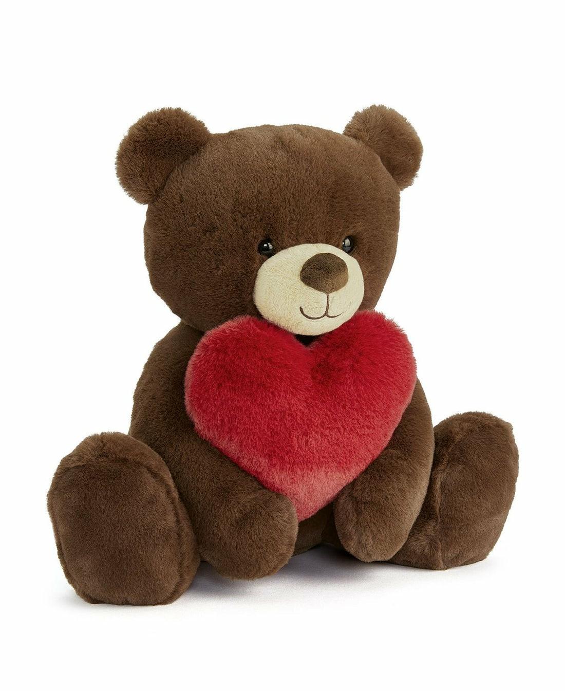 Stuffed Animals | Geoffrey’s Toy Box 12-Inch Plush Heart Bear – Cuddly Stuffed Animal Dolls & Stuffed Animals Stuffed Animals