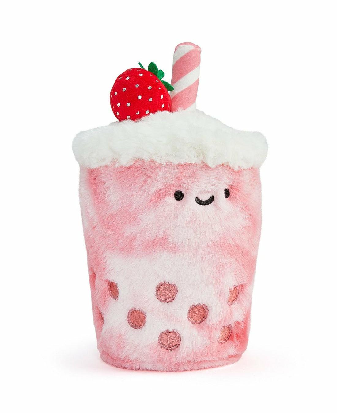 Stuffed Animals | Geoffrey’s Toy Box Tasties 10-Inch Strawberry Boba Plush Toy Dolls & Stuffed Animals Stuffed Animals