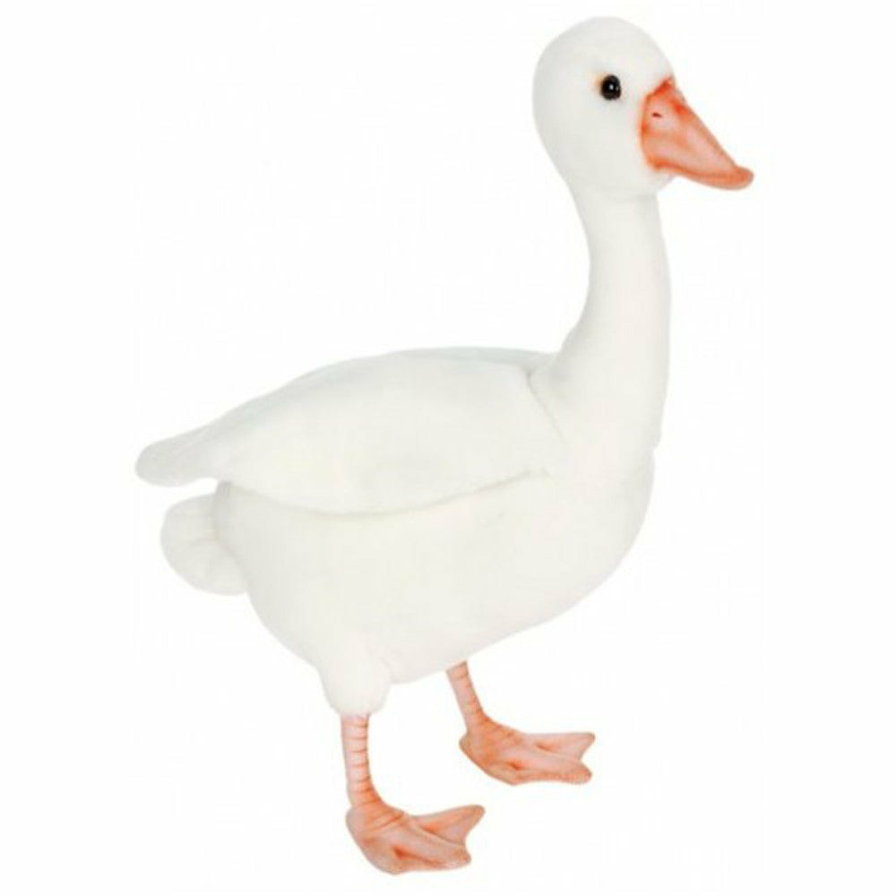 Stuffed Animals | Hansa Farm Animals Collection 10 Inch Young White Duck Plush Toy Dolls & Stuffed Animals Stuffed Animals