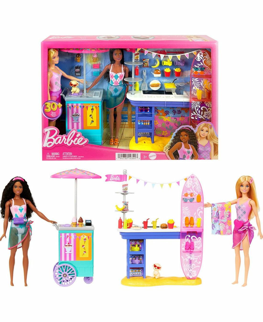 Stuffed Animals & Plush Toys | Barbie Beach Boardwalk Playset – Interactive Summer Fun Baby & Toddler Toys Stuffed Animals & Plush Toys