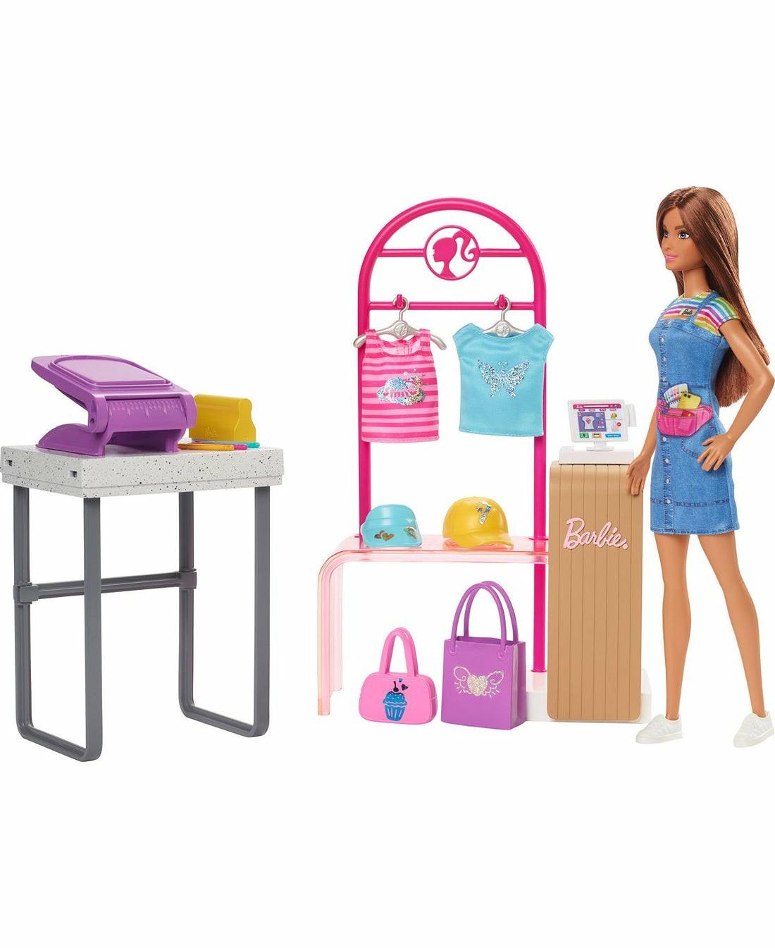 Stuffed Animals & Plush Toys | Barbie Make And Sell Boutique Playset – Fashion Design Studio Baby & Toddler Toys Stuffed Animals & Plush Toys